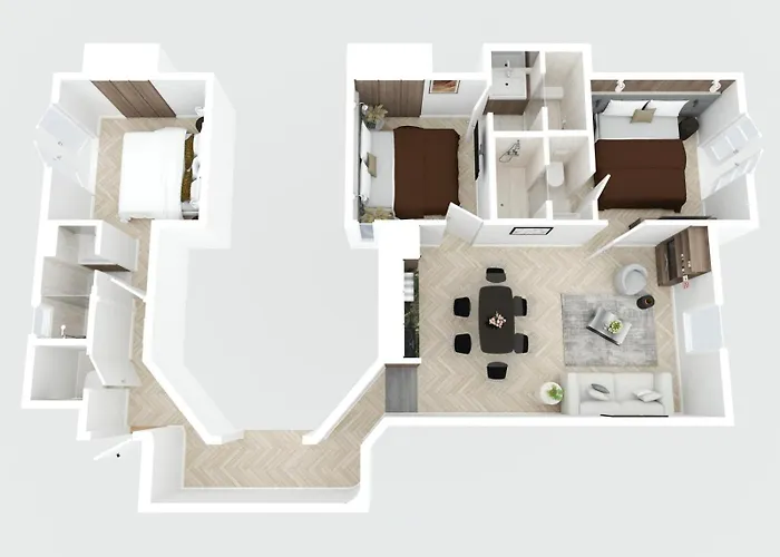 Apartment Harmony Collection Iii 3br 6p Opera Grevin *