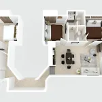 Апартаменты Harmony Collection Iii 3br 6p Opera Grevin *